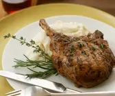 Schweinekotelett mit Püree