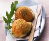 Panierte Mozzarella-Bällchen