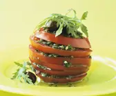 Tomaten mit Kräutersauce