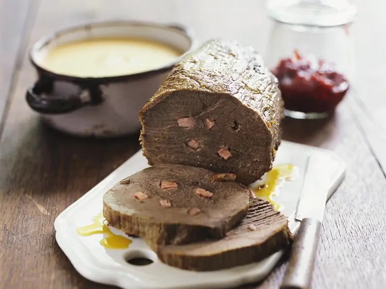 Gespickter Rinderbraten
