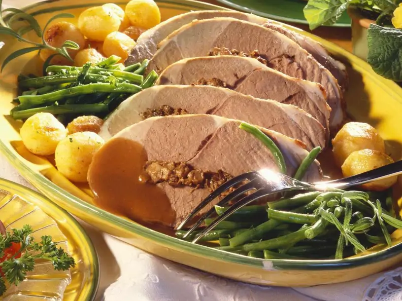 Lammkeule mit Füllung
