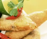 Gefüllte indische Teigtaschen