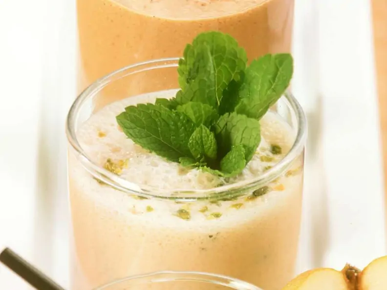 Orangen-Minz-Shake