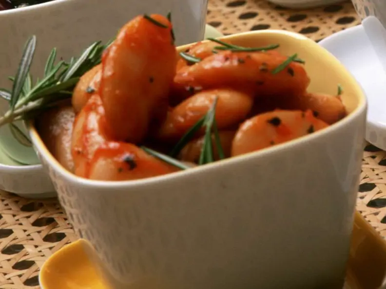 Dicke Bohnen in Tomatensauce