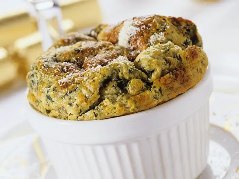 Spinatsouffle