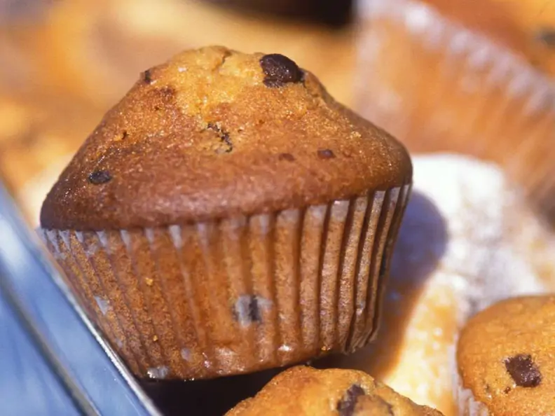 Schoko-Bananen-Haferflocken-Muffins
