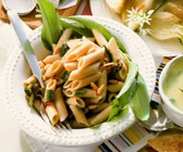 Penne mit Bärlauch
