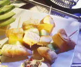 Hähnchen-Mangosticks