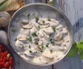 Champignons-Sahne-Sauce