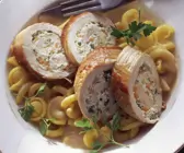Putenrolle im Speckmantel