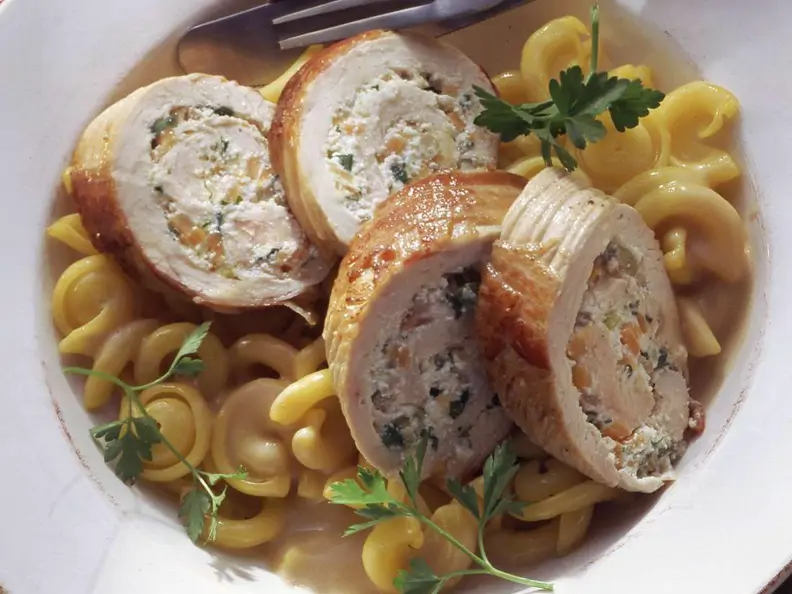 Putenrolle im Speckmantel
