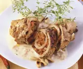 Kalbsroulade mit Kürbis