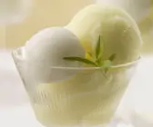 Limonen-Vodka-Sorbet