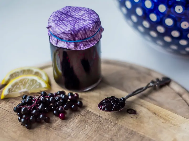 Chia-Holunderkonfitüre