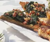 Crostini mit Spinat