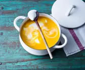 Kürbis-Kokosmilch-Suppe