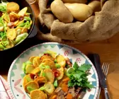 Bratkartoffeln mit Porree