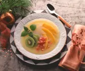 Birnenmus mit exotischen Früchten