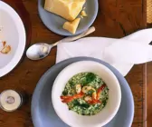 Kräuterrisotto mit Scampi