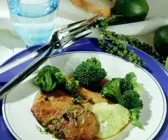 Kalbsschnitzel mit Limettensauce