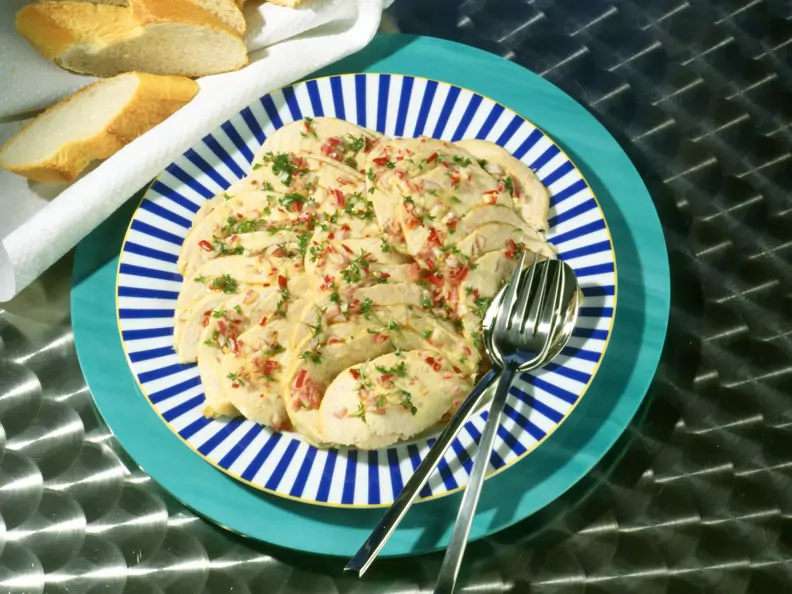 Putenbrust mit Chili-Vinaigrette
