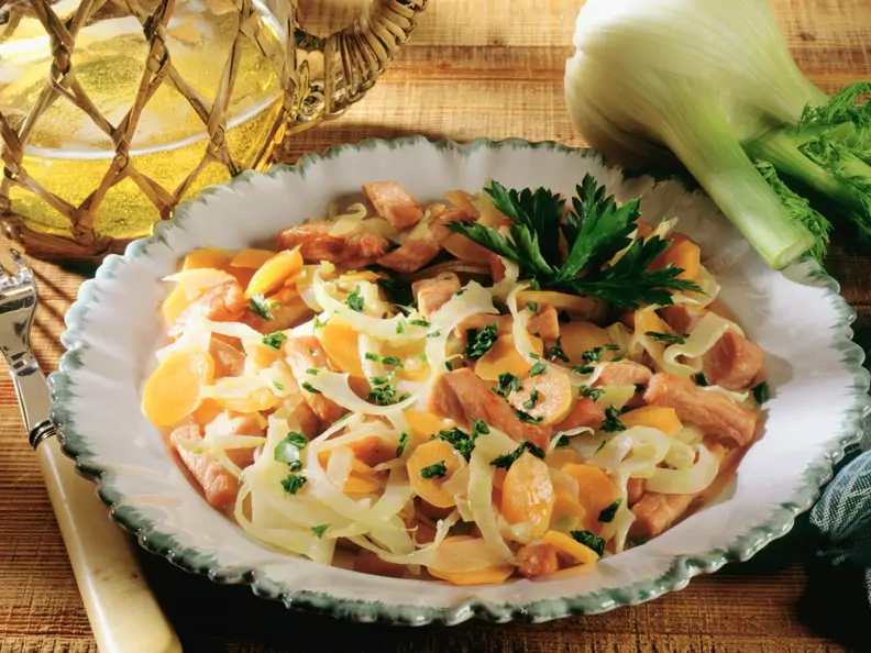 Kasseler-Fenchel-Pfanne