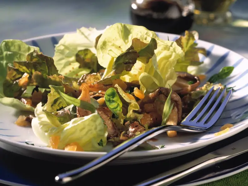 Bunte Blattsalate