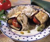Auberginen-Roulade
