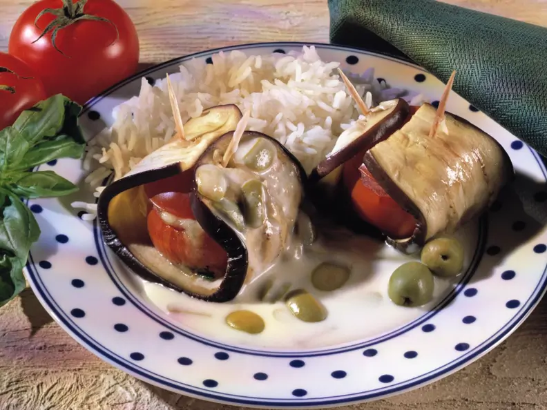 Auberginen-Roulade