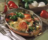 Überbackenes Rotbarschfilet