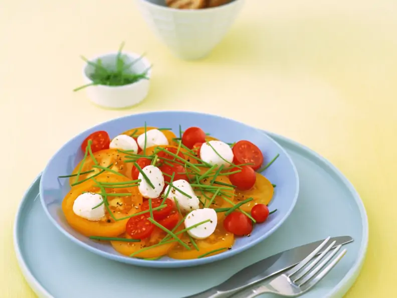 Perfekter Tomatensalat