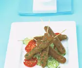 Bulgur-Lammspieße