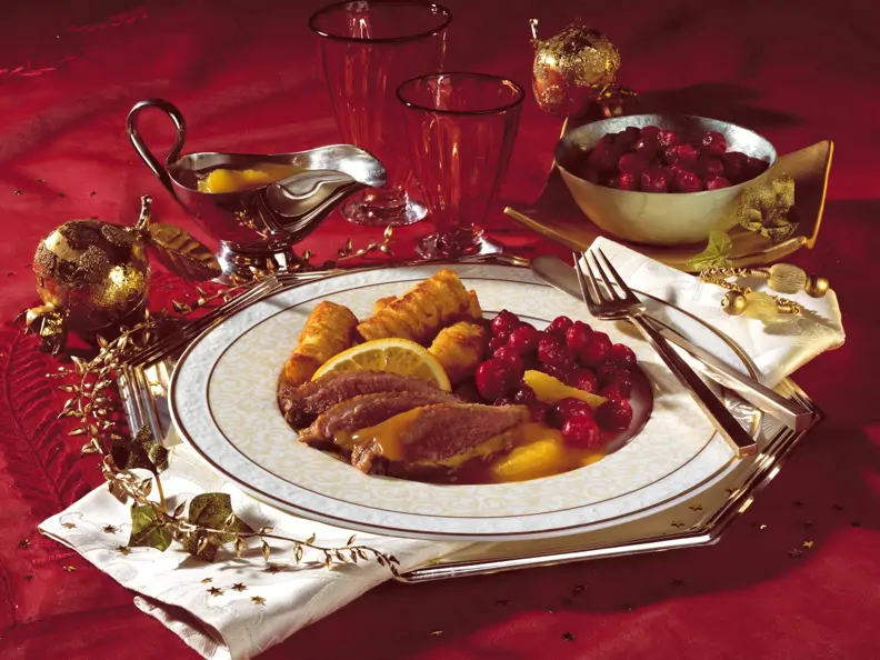 Entenbrust à l'Orange mit Cranberries