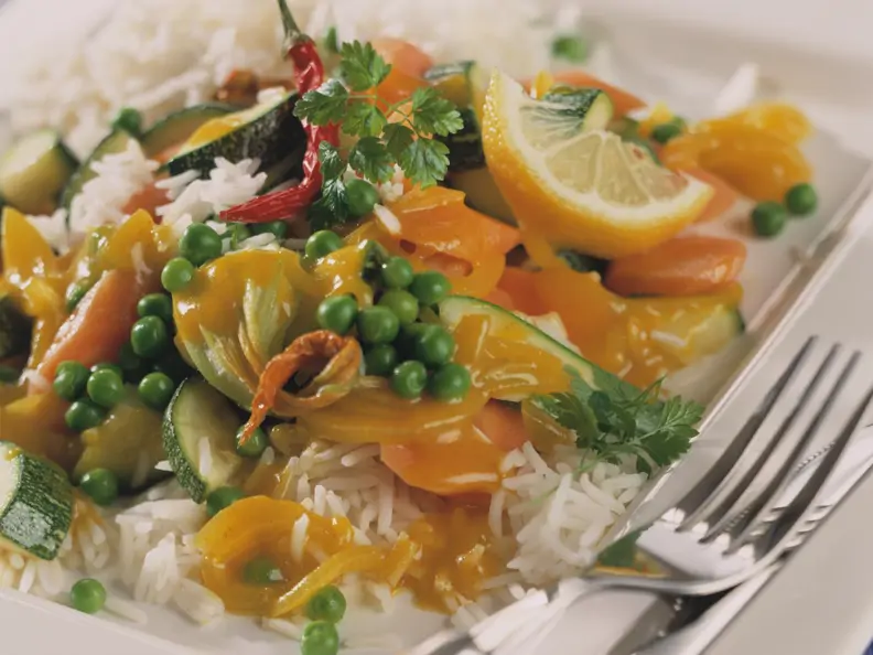 Erbsen-Curry mit Koriander