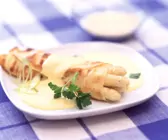 Spargel-Crêpes mit Sauce Hollandaise