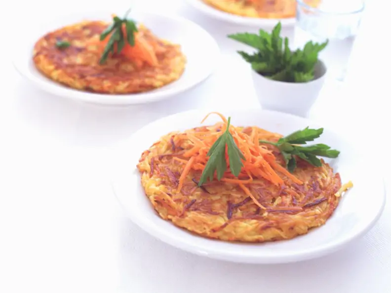 Kartoffel-Möhren-Rösti