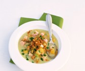 Steckrübensuppe mit Kasseler