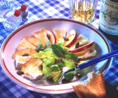 Camembert-Apfel-Salat