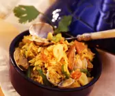 Gewürzreis mit Muscheln