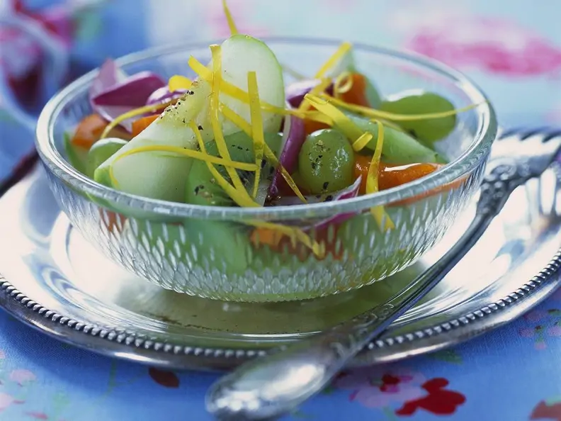 Pikanter Fruchtsalat