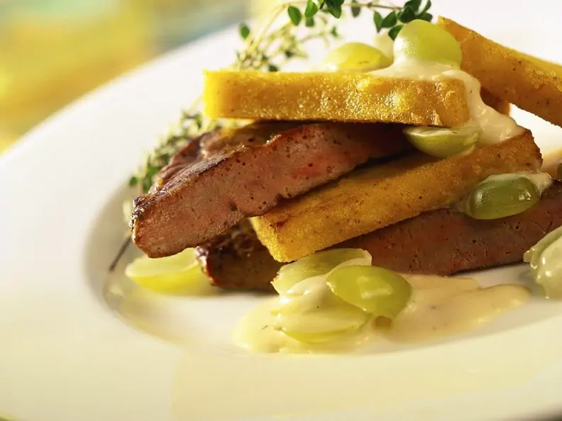 Kalbsleber mit Polenta