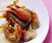 Filetsteak mit Hummer