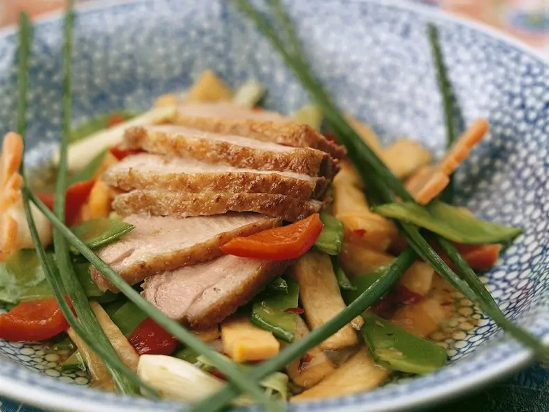 Entenbrust mit Kürbis
