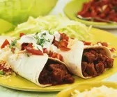 Wraos mit Chili-Füllung