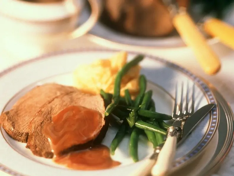 Weihnachtlicher Rinderschmorbraten