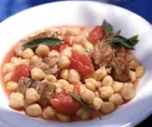 Lamm-Kichererbsen-Topf