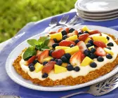 Früchte-Tarte mit Knusperboden