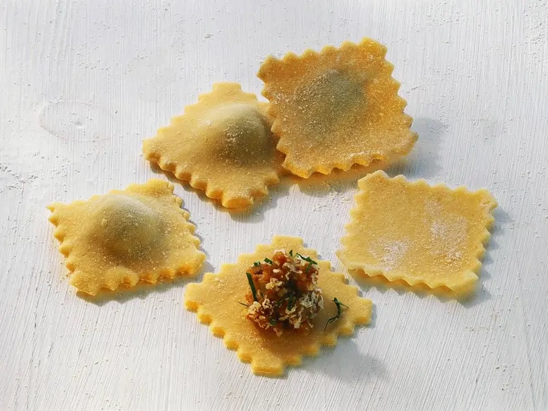 Ravioli mit Fleischfüllung