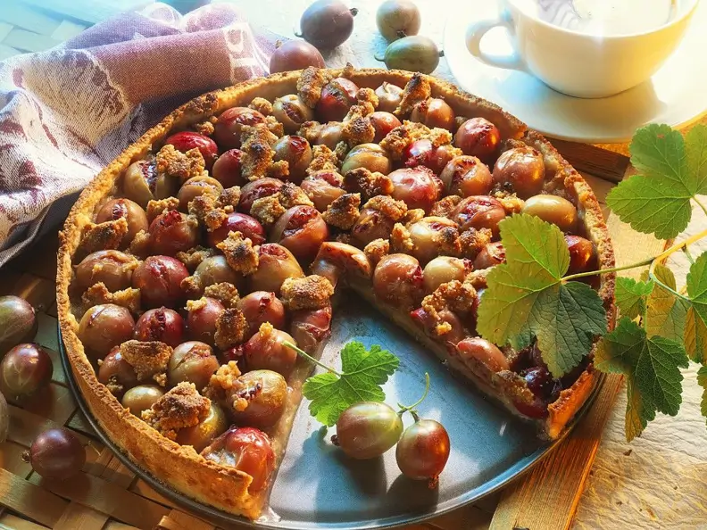 Vollkorn-Stachelbeerkuchen