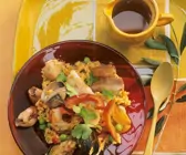 Paella mit Fisch